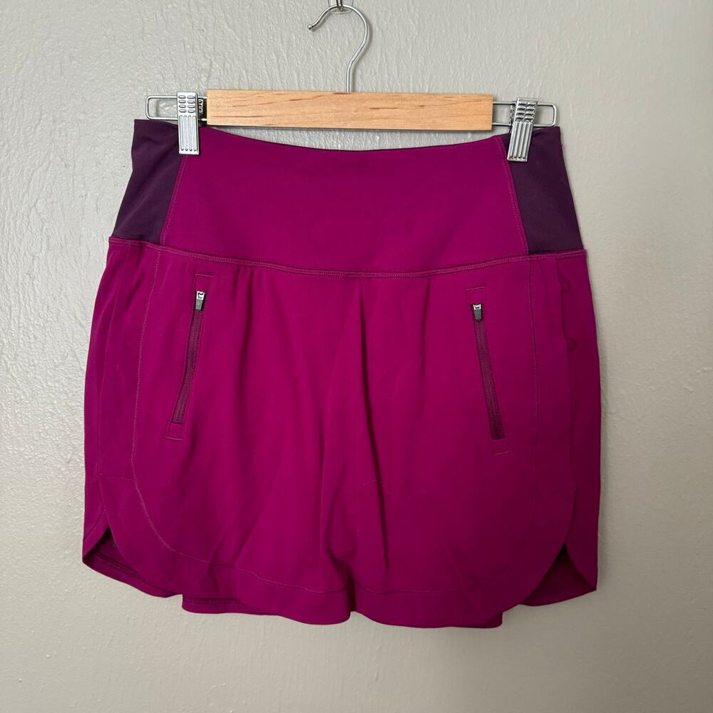 ATHLETA Fairway Golf Skirt 16" in Purple Size Small casual comfort high rise